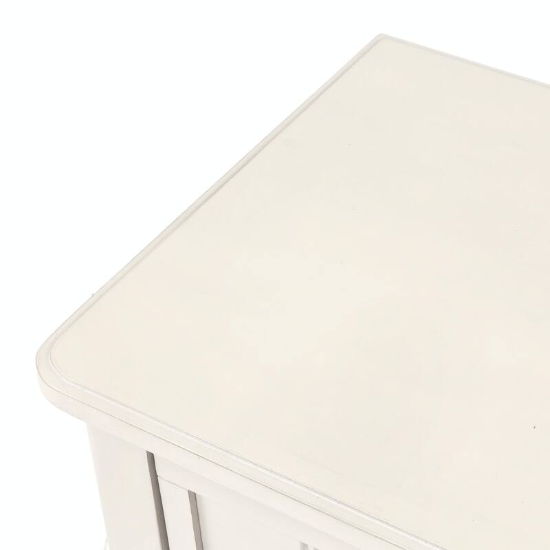 Narrow Console Table with 3 Drawers and Bottom Shelf