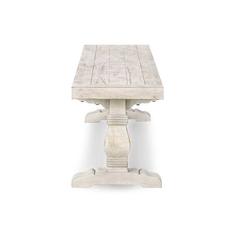 Quincy 83" Bench in Nordic Ivory by Kosas Home