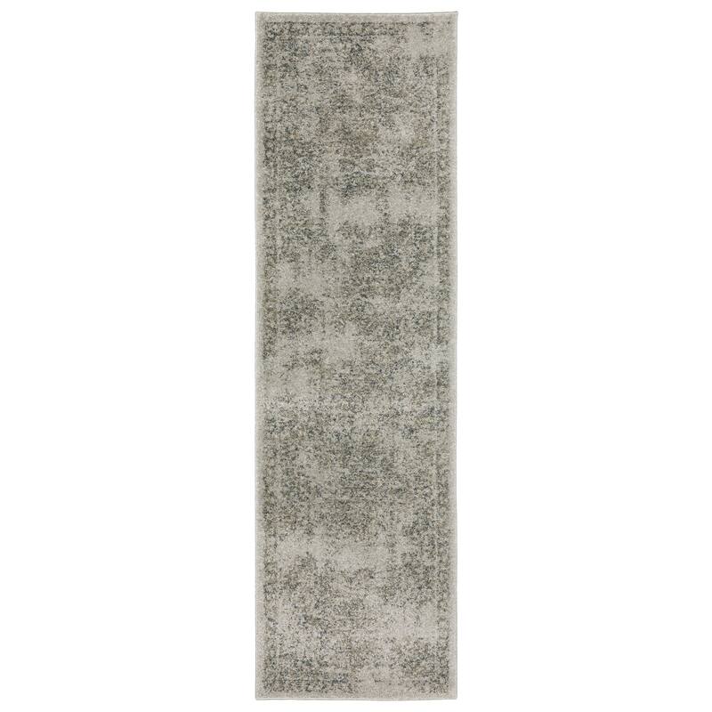 Style Haven Archer Vintage Oriental Grey/ Beige Indoor Area Rug - 2' 3" x 7' 6"