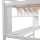 preview thumbnail 17 of 16, Sturdy Twin Size Loft Bed with Desk, Shelves, and Ladder