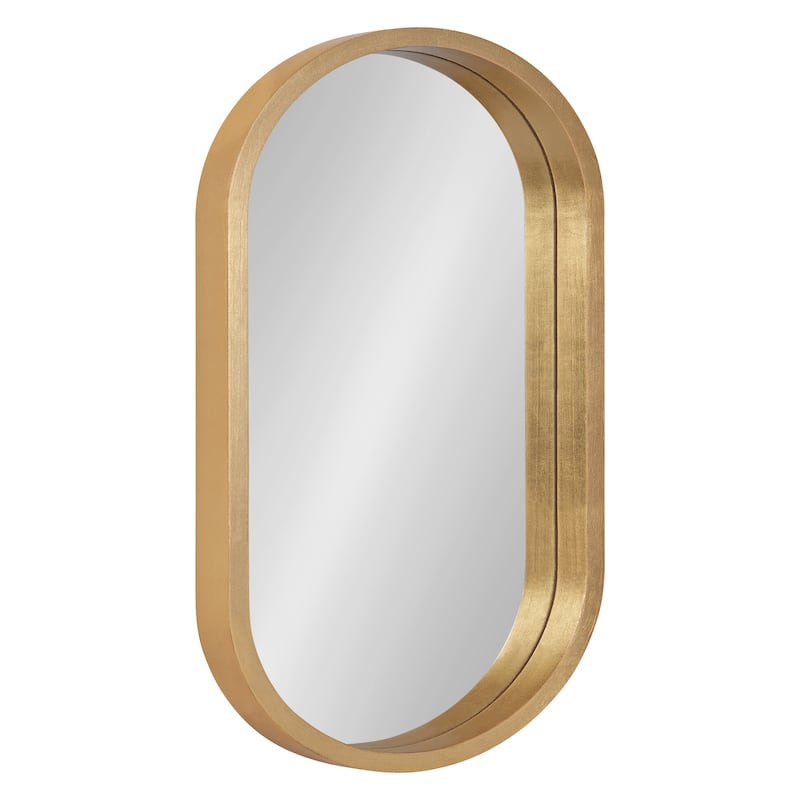 Kate and Laurel Travis Capsule Oval Framed Wall Mirror