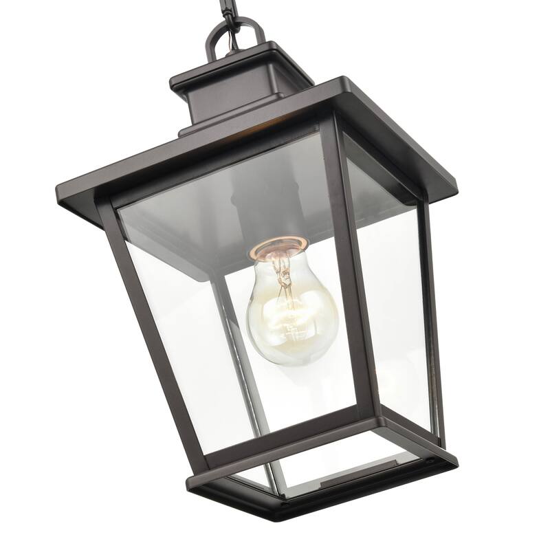 Millennium Lighting Bellmon 1 Light Outdoor Hanging Lantern with Clear Glass Shade