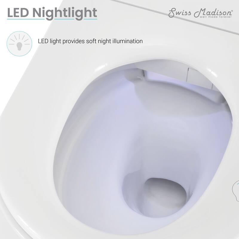 Swiss Madison SM-STK0805PS Hugo 1.6 GPF Dual Flush Wall Mounted One