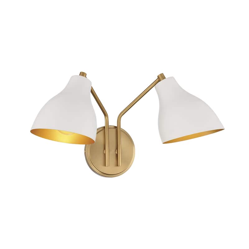 Meridian M90075 2 Light 10" Tall Wall Sconce