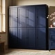 preview thumbnail 47 of 57, Palace Imports 65" 100% Solid Wood Shaker Pantry Cabinet Navy