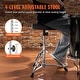 preview thumbnail 17 of 19, VEVOR Drum Seat, Adjustable Height,Comfortable Padded Stool,for Drum Player