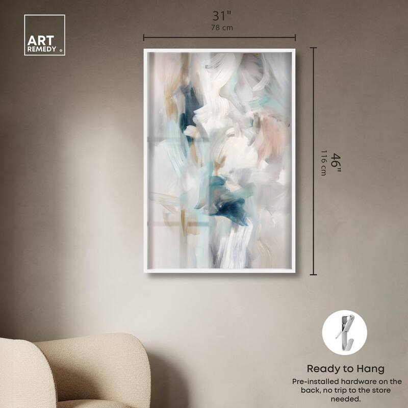Whispering Colors III Shadowbox by Art Remedy