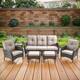 Option Brown Wicker / Beige Cusion