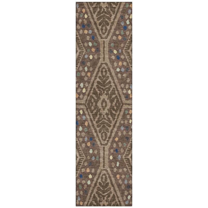 Machine Washable Indoor/ Outdoor Global Nipsey Chantille Rug