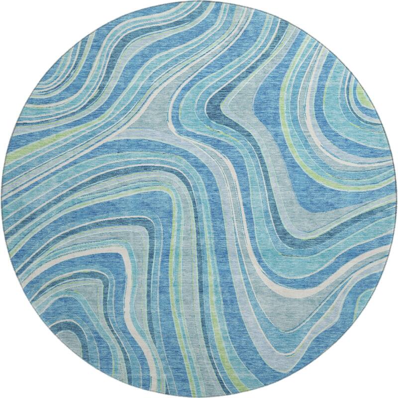 Premium Washable Super Soft Modern Waves Mayfield Rug