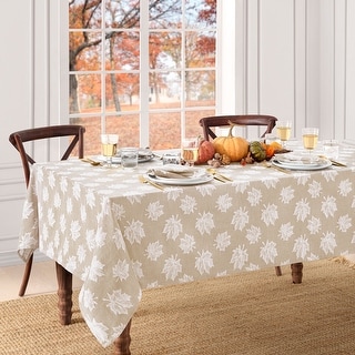 Falling Leaves Jacquard Tablecloth