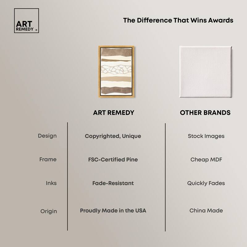 Relief Rifts I Canvas by Art Remedy