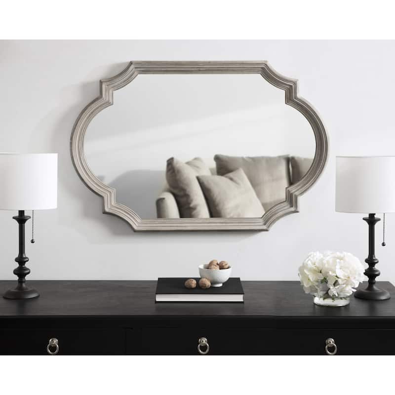 Kate and Laurel Fairbourne Framed Wall Mirror