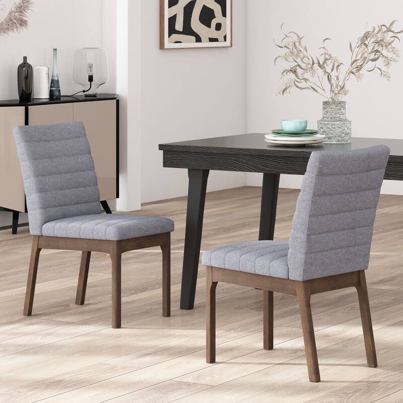 Tufted Dining Room Chairs Set of 2, Accent Dining Chairs Upholstered Fabric Side Stylish Kitchen Chairs
