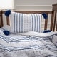 preview thumbnail 17 of 16, Rizzy Home Rowan Embroidered Striped Crib Quilt - 38" X 50"