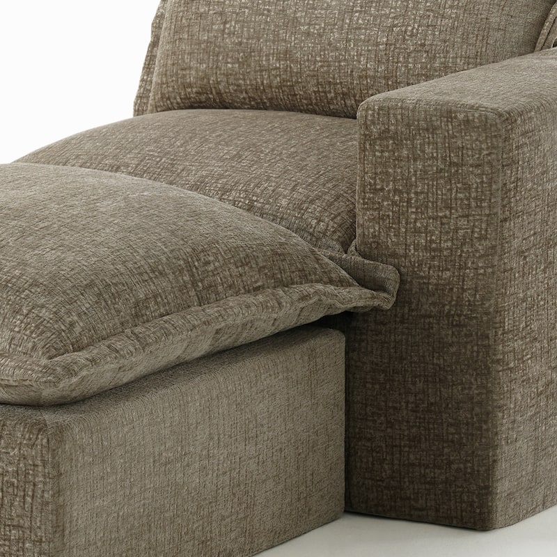 Comfy Cloud Couch Plush Modular Sectional Sofa For Living Room