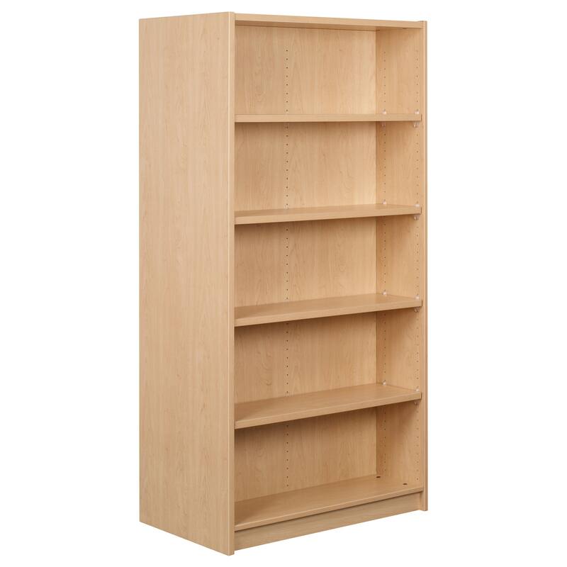 Coastal Charm Bookshelf - 74" Tall Double Sided Shelving Unit - 10 Shelves - Adjustable Storage
