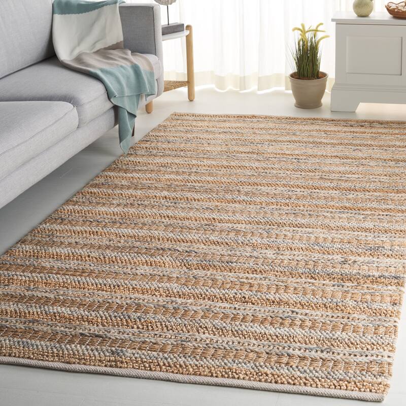 SAFAVIEH Handmade Natura Erella Transitional Wool Rug - 6' x 9' - Natural/Brown