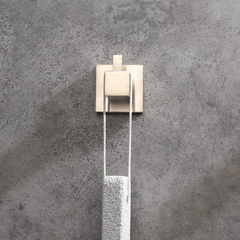 Cube Bathroom Towel & Robe Hook 2 Count