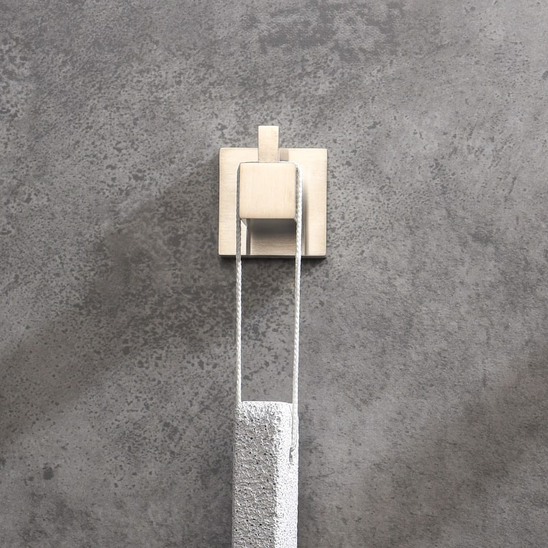 Cube Bathroom Towel & Robe Hook 3 Count