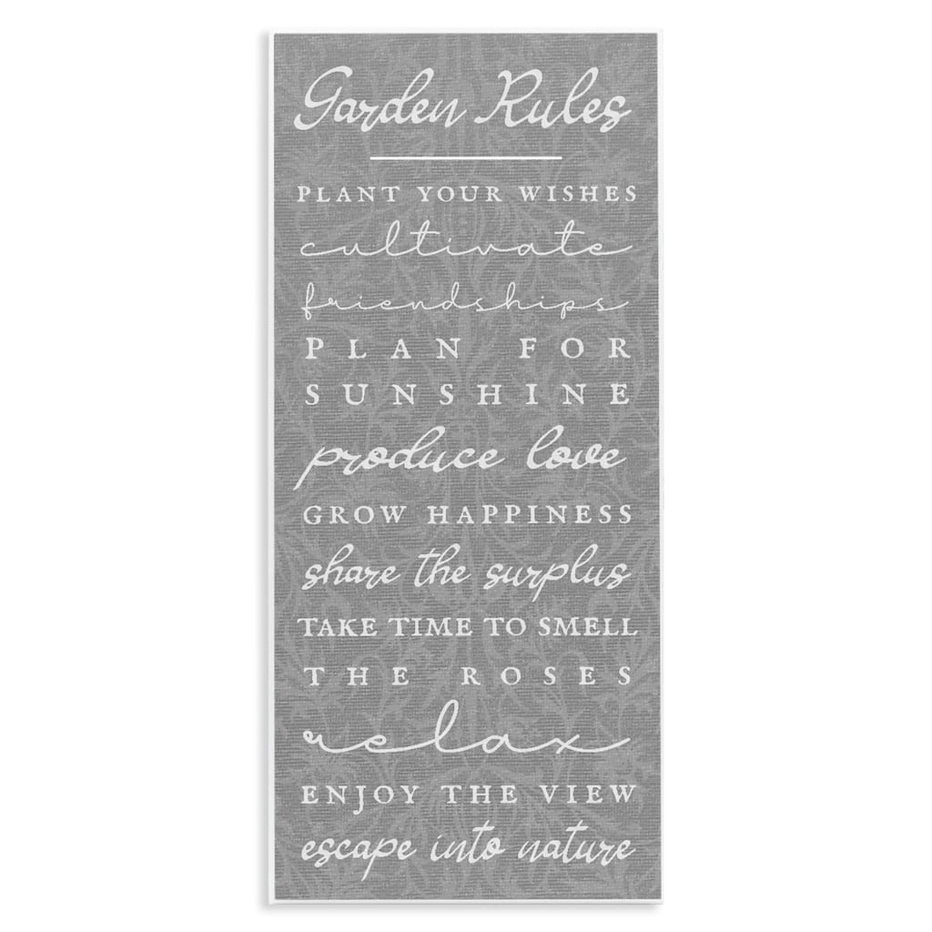 Stupell Comforting Garden Rules Wall Plaque Art Design By Lil' Rue