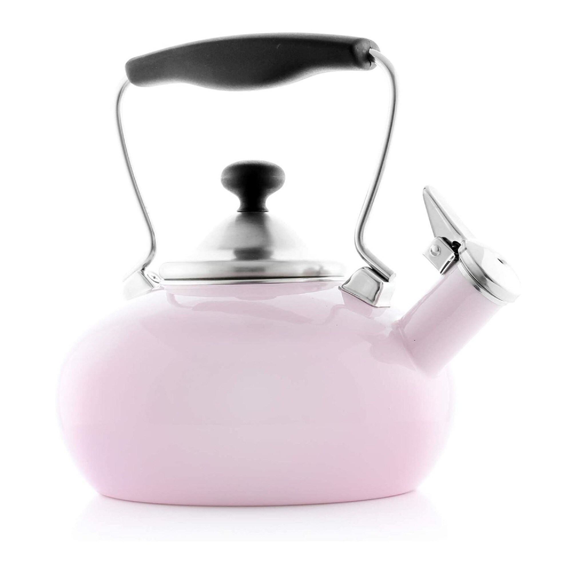 Chantal 37-1LB PN Enamel-on-Steel Zenith Teakettle (1.8 Quart