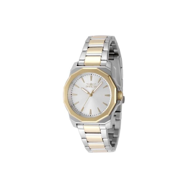 Invicta Women's 49088 Speedway Quartz 3 Hand Silver Dial Watch
