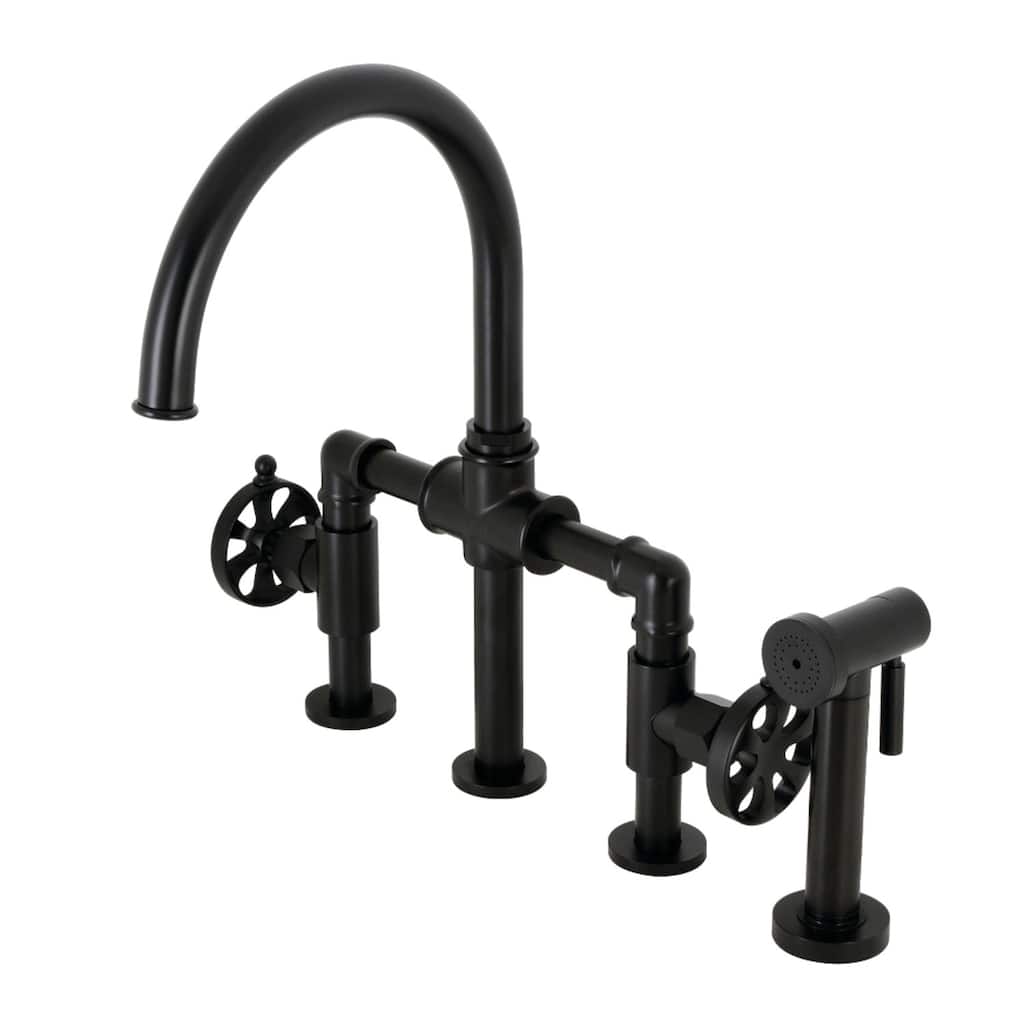 Kingston Brass Belknap Bridge Kitchen Faucet