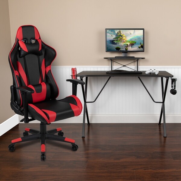 computer table and chair set