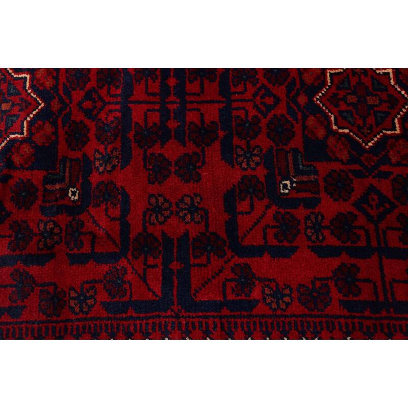 ECARPETGALLERY Hand-knotted Finest Khal Mohammadi Red Wool Rug - 6'7 x 10'0
