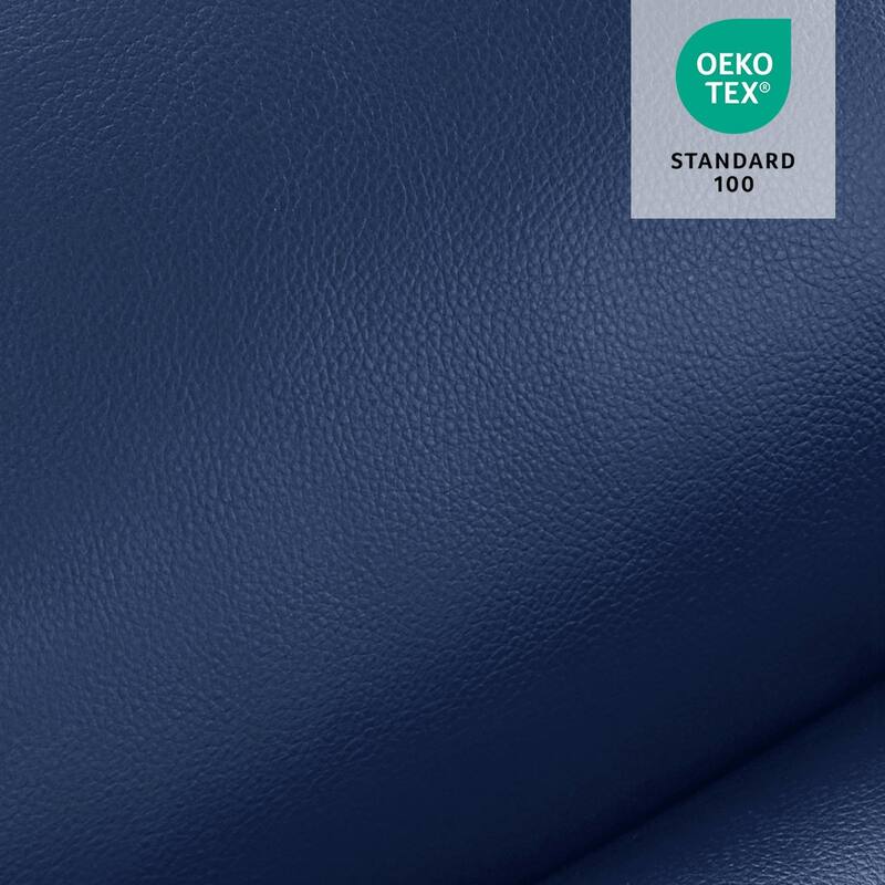 MCombo Lay Flat Dual Motor Power Lift Recliner Chair Sofa with Heat and Massage, Infinite Position, Faux Leather 7661