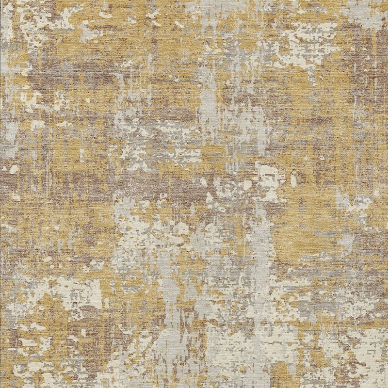 HomeRoots Abstract Transitional Rectangle Outdoor Rug