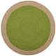 preview thumbnail 62 of 66, SAFAVIEH Handmade Natural Fiber Charlyne Bordered Round Jute Rug