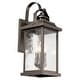 preview thumbnail 2 of 4, Kichler Lighting Linford 22-in 3-Light Olde Bronze Outdoor Wall Light