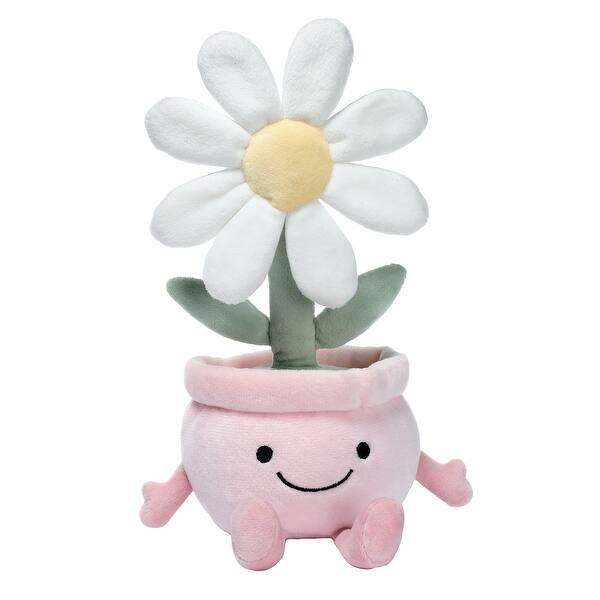 slide 2 of 5, Lambs & Ivy Daisy Dreams Poseable Flower Pot Plush Stuffed Animal Toy - 11 Inch