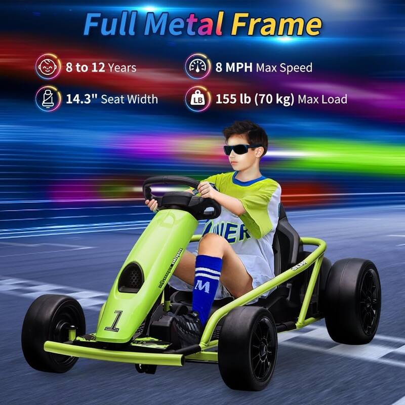 24V Kids Ride on Go Kart with Powerful Motors