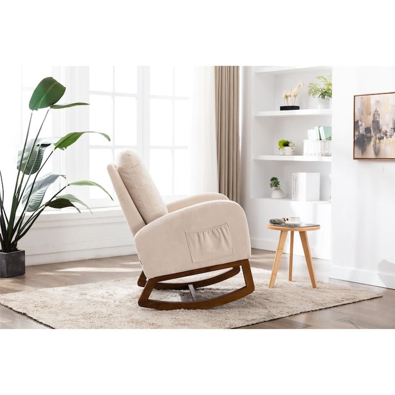 Modern Fabric Rocking Chair