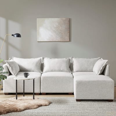 INK+IVY Molly Modular Sectional Sofa Collection - Ivory