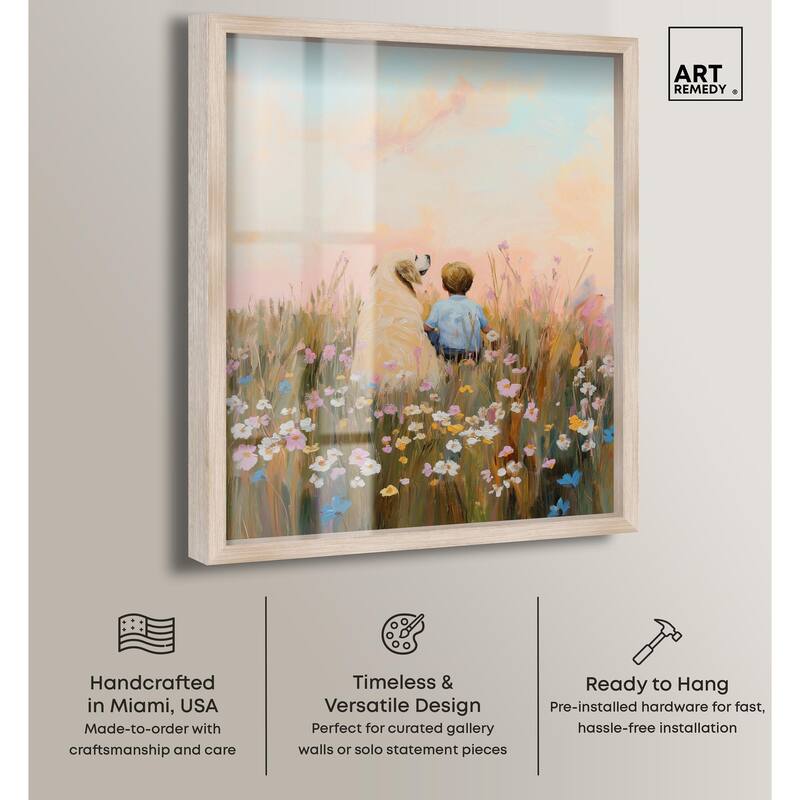Sunset Companions Shadowbox by Art Remedy