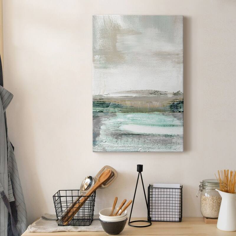 Summer Teal I Premium Gallery Wrapped Canvas - Ready to Hang
