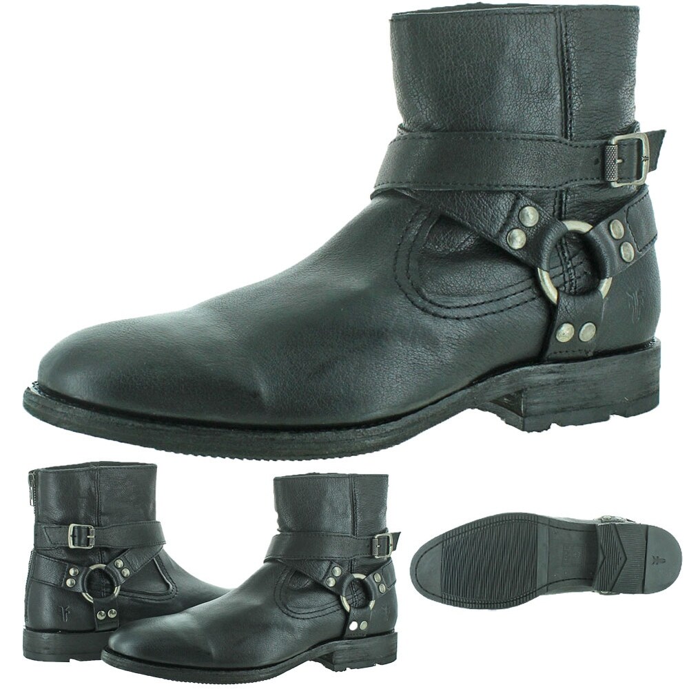 frye harness ankle boots