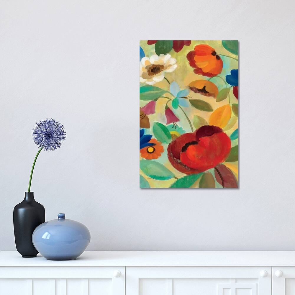 iCanvas "Summer Floral Panel II " by Silvia Vassileva Canvas Print