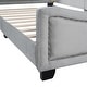 preview thumbnail 33 of 32, Low-Profile Platform Bed Grounded Bed in Velvet Frame