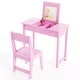 preview thumbnail 20 of 18, Gymax Kids Vanity Table & Chair Set 2-in-1 Princess Makeup Dressing