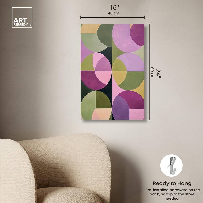 Purpurea II Canvas by Art Remedy, Gallery Wrapped