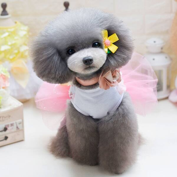 Shop Small Pet Dog Princess Dress Cat Puppy Skirt Tutu Apparel