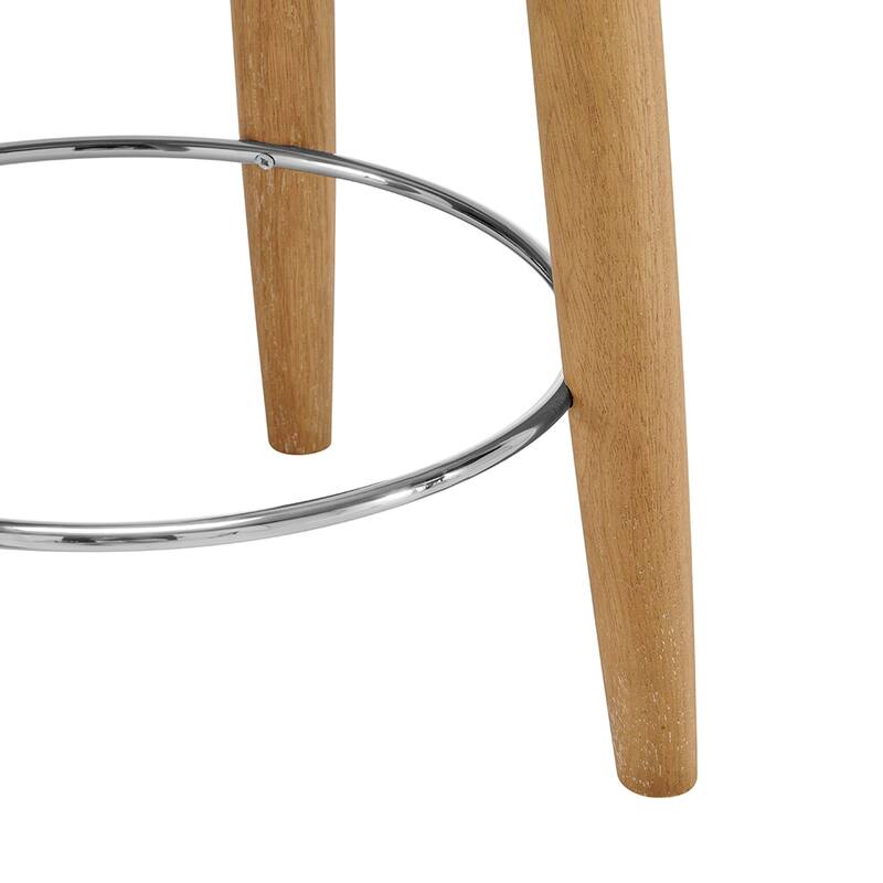 NPD Furniture Deandre Backless Swivel Counter Stool