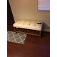 Porch & Den Roswell Multicolor Tufted Fabric Bench