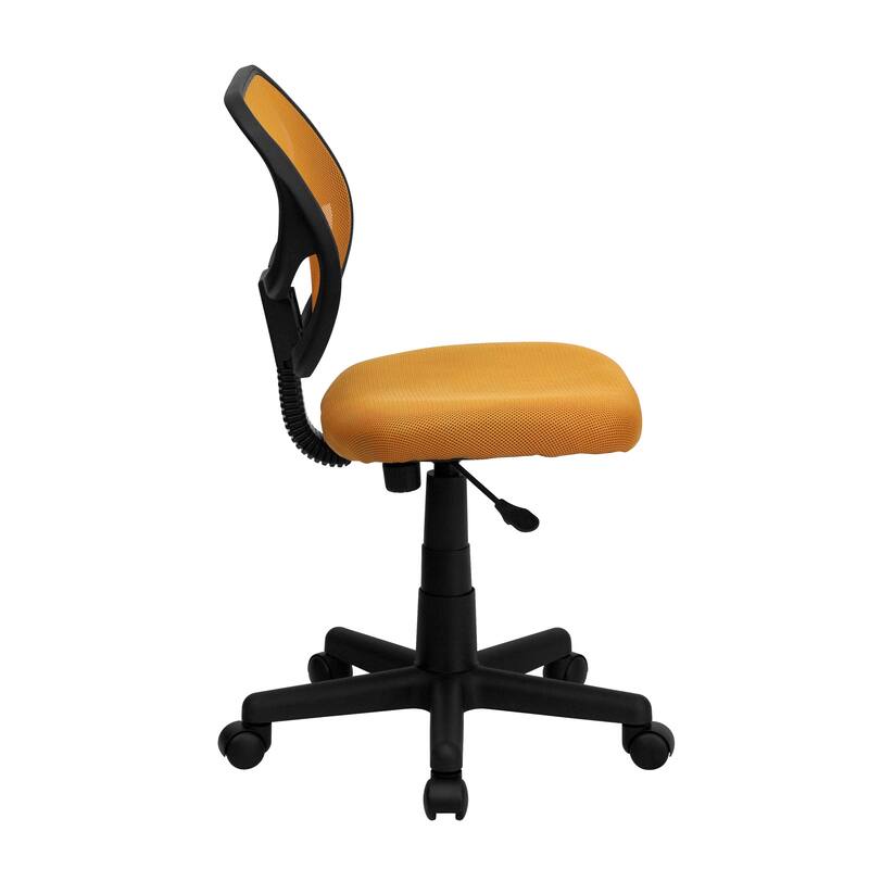Low Curved Back Mesh Swivel Task Office Chair