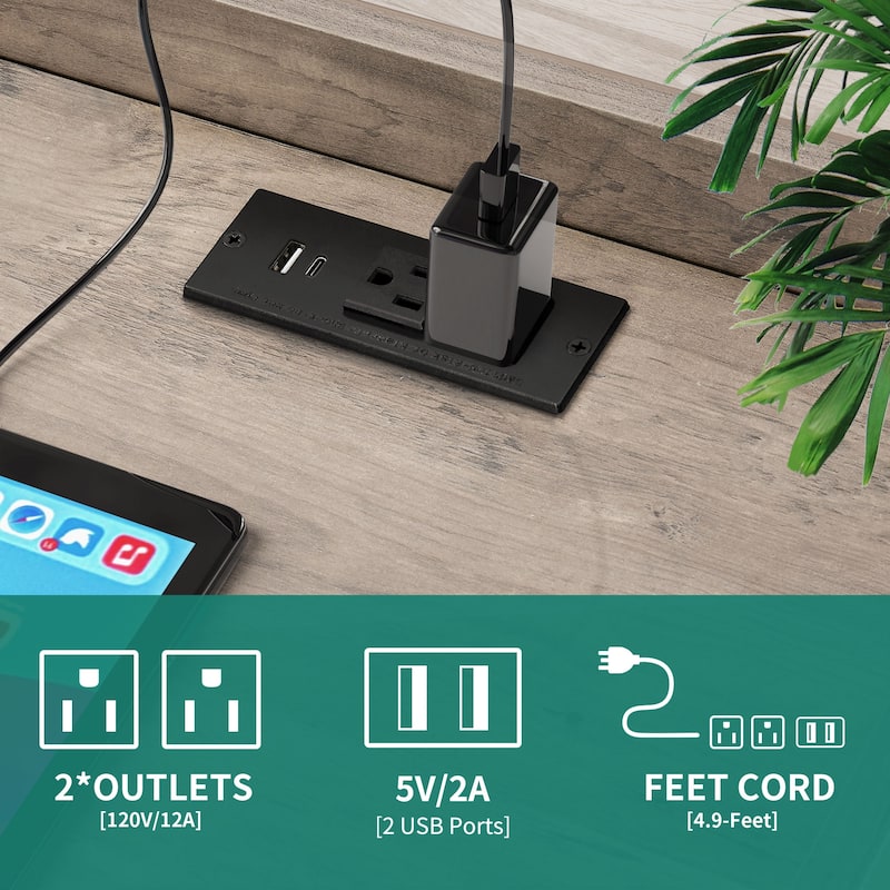 Moasis Modern 1-Drawer Nightstand with Storage Shelf